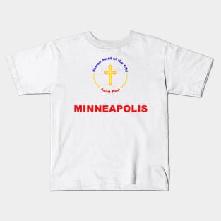 MINNEAPOLIS PATRON SAINT Kids T-Shirt